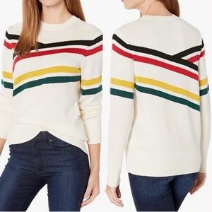 Pendleton women’s Glacier Slopes Marino Wool Sweater cream color size M